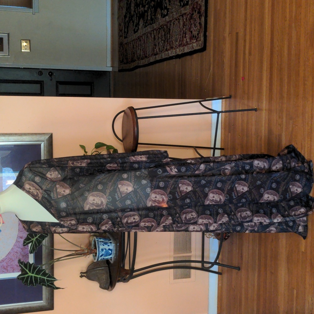 Sheer Long Jacket Party Wear